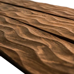 panou decorativ din lemn de frasin termotratat - Wave Collection - Thermowood