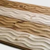 panou decorativ din lemn de pin mixt - Wave Collection - Thermowood