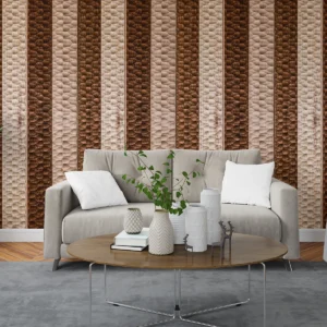 panou decorativ din lemn de frasin mixt, nature si termotratat - Snake Collection - Thermowood