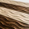panou decorativ din lemn de stejar mixt - Wave Collection - Thermowood