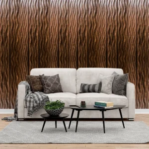 panou decorativ din lemn de stejar termotratat - Wave Collection - Thermowood